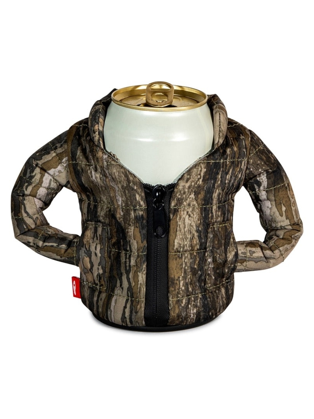 Camo Puffin Jacket Can Cooler 12 Or 16 Oz Fit